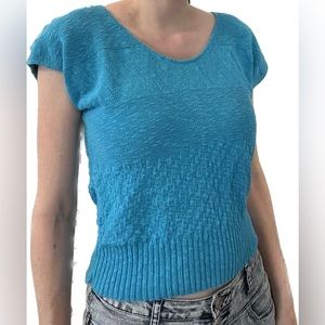 Turquoise Vintage style top